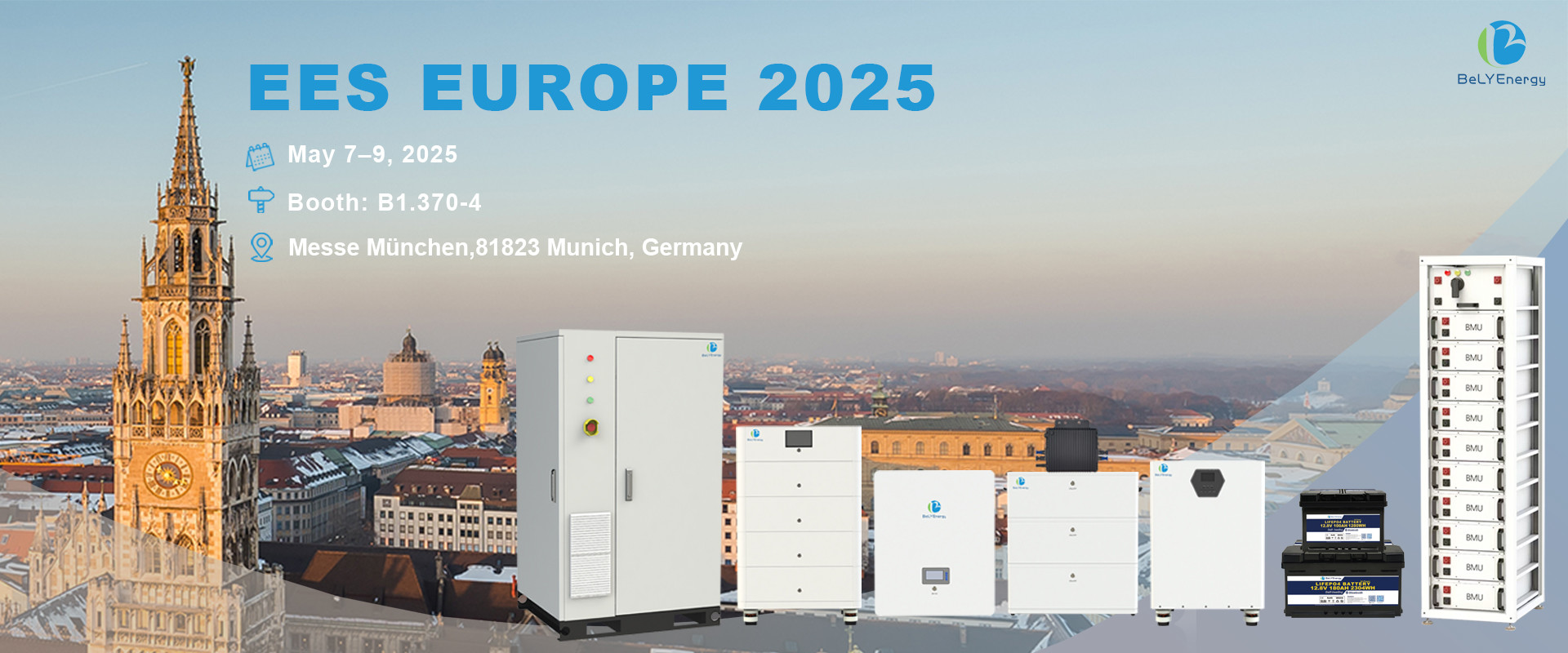 Derniers blogs de l'entreprise sur Bely Energy Showcase à l'EES Europe 2025 à Munich
