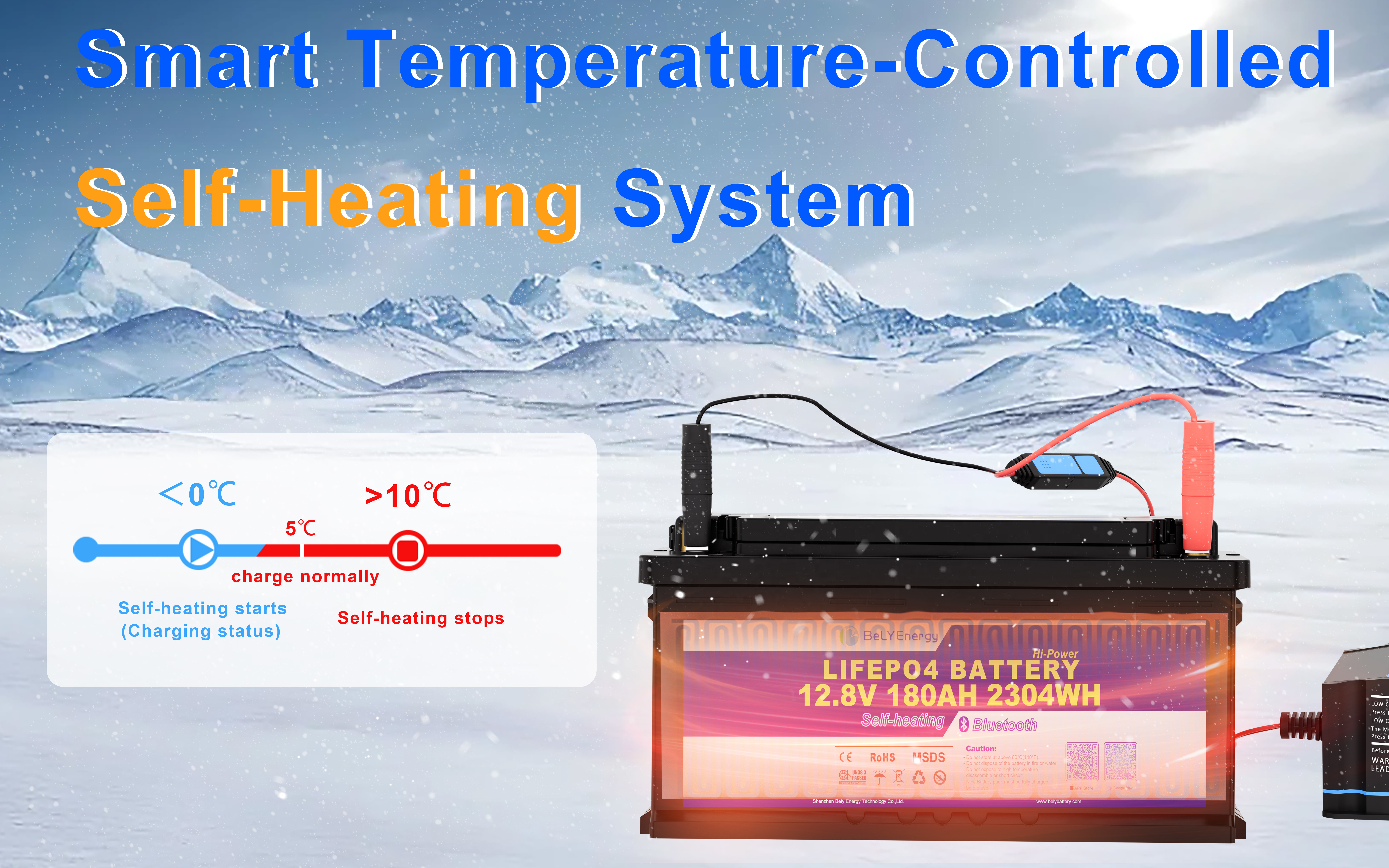 Derniers blogs de l'entreprise sur About Self-heating Function of Bely Batteries