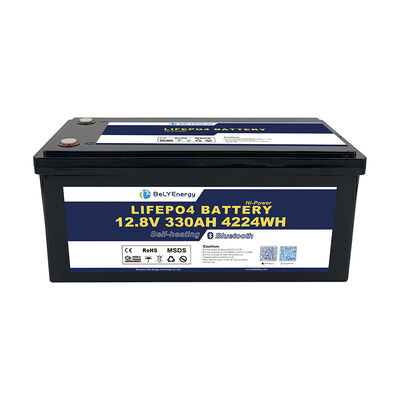 Batterie Lifepo4 de grande capacité 12V 330AH avec Bluetooth et fonction de chauffage automatique