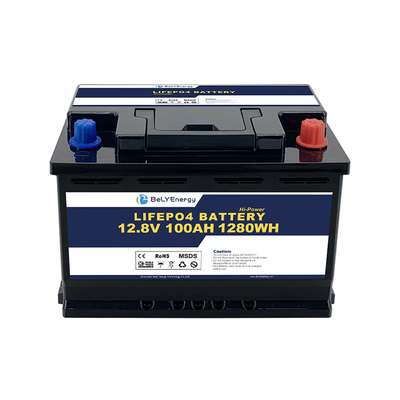acheter Bluetooth 12V 100AH LiFePo4 batterie auto-chauffage pour le système d'énergie solaire 100% DOD online manufacture