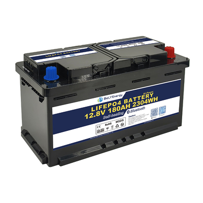 acheter IP65 boîtier batterie LiFePo4 12V180AH pour RV 5000 durée de vie du cycle 2304Wh online manufacture