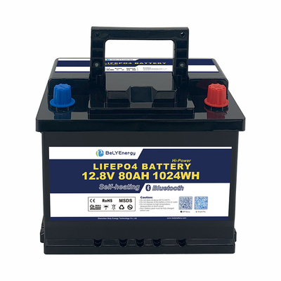 acheter Conception légère, facile à installer 3000 cycles 12V80Ah LiFePo4 online manufacture
