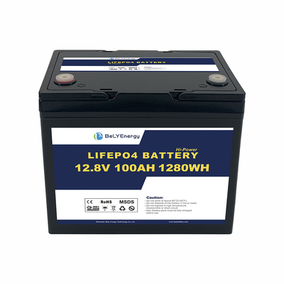 acheter 12V 100AH 1280Wh LiFePO4 batterie au lithium-ion avec les nouvelles cellules prismatiques de catégorie A online manufacture