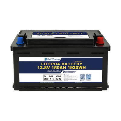 acheter IP65 Enclosure Protection 12V150AH LiFePo4 Battery 1920Wh Energy Durable Safe Rechargeable Power Source for Electric Vehicles online manufacture