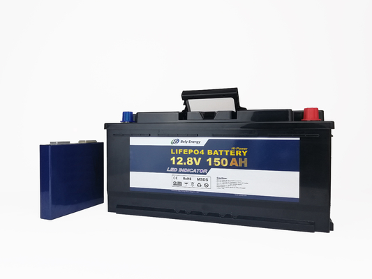 acheter 1920WH LiFePO4 batterie rechargeable 12V 150AH avec la surveillance d'affichage à cristaux liquides online manufacture