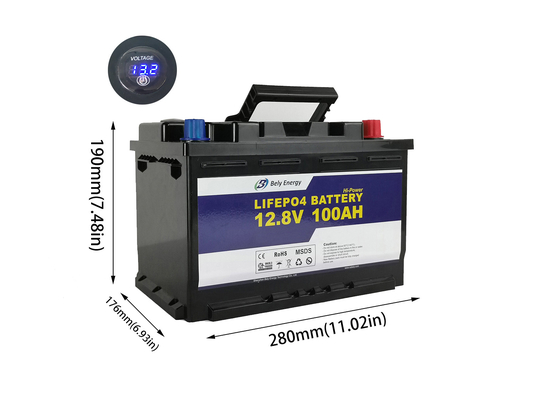 acheter Batterie au lithium à la maison de batterie de 100Ah 12V LiFePo4 pour le stockage à énergie solaire online manufacture