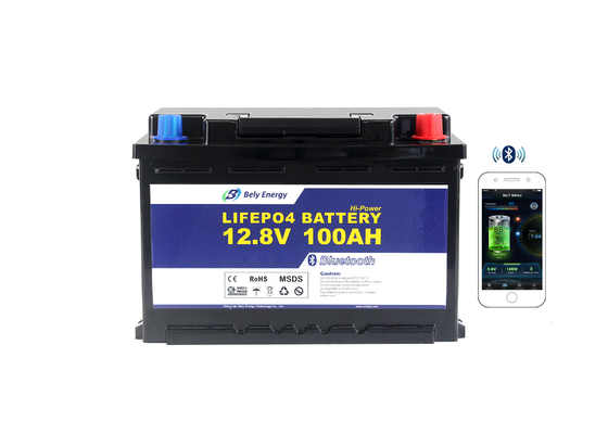 acheter Batterie profonde 12v 100ah d'Ion Lifepo 4 de lithium de Bluetooth de cycle online manufacture