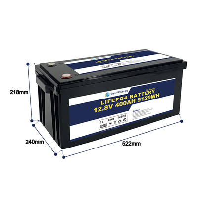 Bely 12V adapté aux besoins du client par énergie 400AH Lifepo4 lève la batterie pour le golf transporte en charrette le bateau de refuge