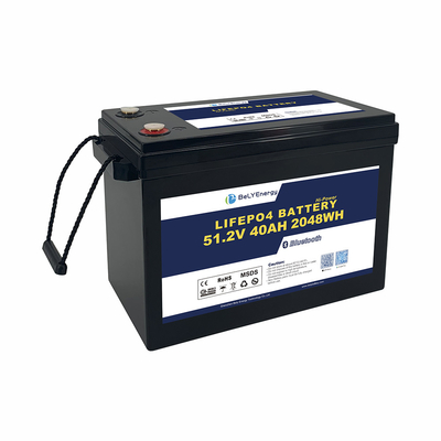 Bely Energy 5000 Cycles 40AH 48V LiFePO4 Batterie Pour Yachit 100% DOD Utilisation solaire