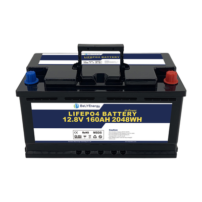 Une batterie au lithium portable de 12v 160ah, intégrée au système de protection BMS pour Yachit.