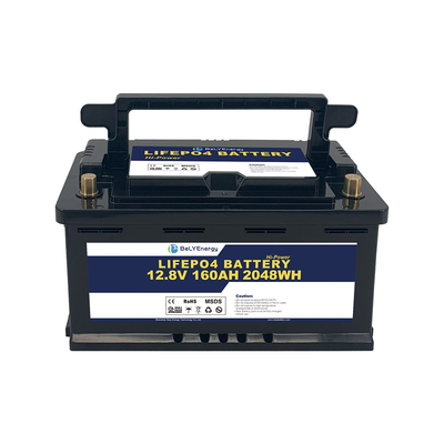 Poids léger 160AH 12V batterie LiFePo4 pour la station de base de stockage d'énergie