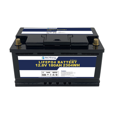 Cycle profond rechargeable 12v 180ah batterie au lithium pour le stockage d'énergie scooter de la station de base