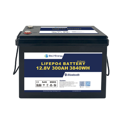 Conception compacte large plage de température de fonctionnement Batterie au lithium solaire 12V 300Ah