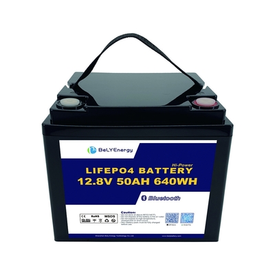 12V 50AH LiFePo4 batterie avec et Smart BMS pour et le remplacement facile