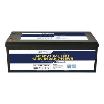 Batterie haute capacité 12V 560AH Batterie au lithium LiFePO4 avec BT et auto-chauffage