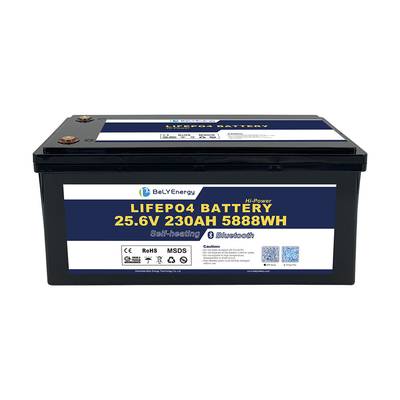 Longue durée de vie de la batterie LiFePO4 de 24 V avec système de BMS intelligent pour les systèmes maritimes et des bateaux