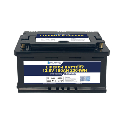 DIN H8 cas 12V 180AH LiFePO4 batterie au lithium avec BT et auto-chauffage