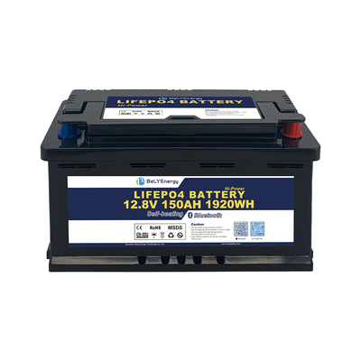 Batterie RV pour le stockage d'énergie avec BT et batterie au lithium LiFePO4 auto-chauffante 12V 150AH