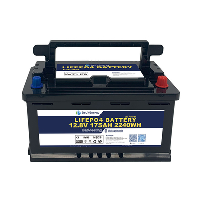 Batterie rechargeable 12V175AH LiFePo4 de longue durée avec courant de charge maximal de 200A