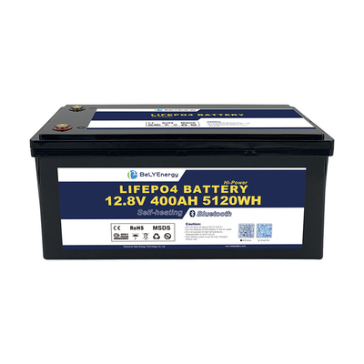 Batterie au lithium-ion de longue durée de grande capacité de cycle profond 12V400AH pour bateau de camping-car