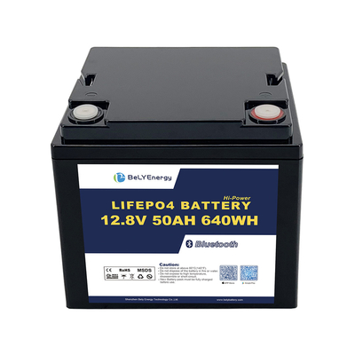 Batterie LiFePo4 de 12V 50AH avec Smart BMS pour démarrer et stocker l'énergie sur les bateaux