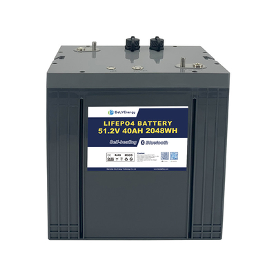 5000 cycles Batterie au lithium-ion à haute puissance à charge rapide 48V40Ah Pour chariot de golf