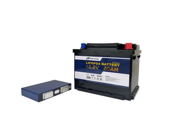 LiFePo4 rechargeable 12 volts batterie d'heure de 80 ampères pour le système d'alimentation solaire