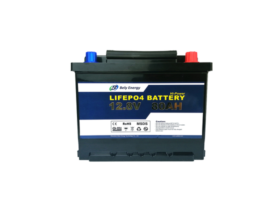 Batterie au lithium d'UPS Lifepo4 12V 80AH rv de voiture pour le système à énergie solaire