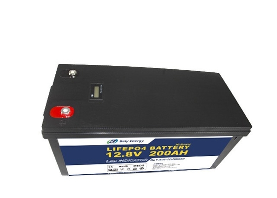 batterie submersible d'affichage à LED de support de batterie de 12V 200Ah Powerwall