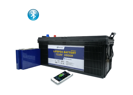 le fer de lithium de 12V 200Ah phosphatent des batteries de chariot à golf de lithium de batterie de rv